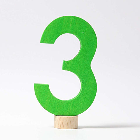 Decorative Number 3 - www.toybox.ae