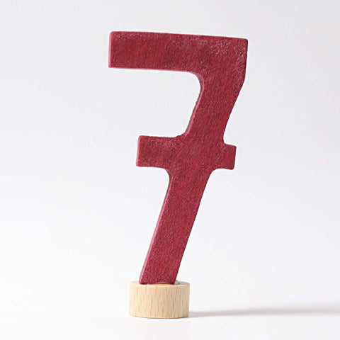 Decorative Number 7 - www.toybox.ae