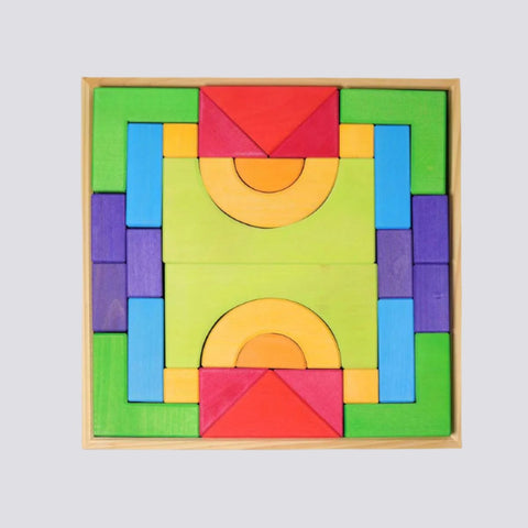 GRIMM'S | Basic Building Set | 30 Building Blocks | TOY BOX