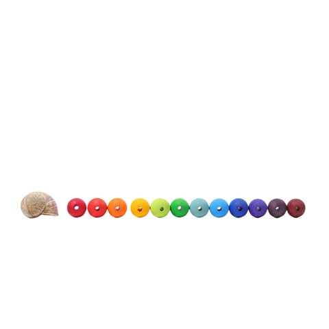 60 Wooden Beads - www.toybox.ae