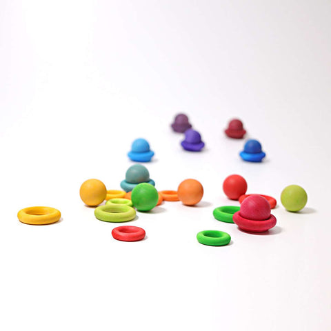 Small Rainbow Balls - www.toybox.ae