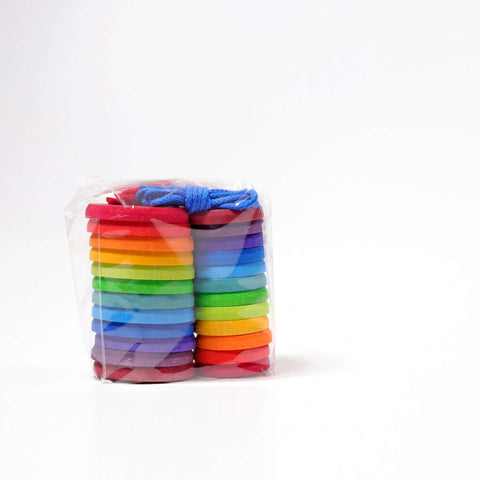 Grimm's Large Wooden Buttons - www.toybox.ae