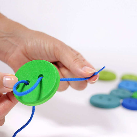 Grimm's Large Wooden Buttons - www.toybox.ae