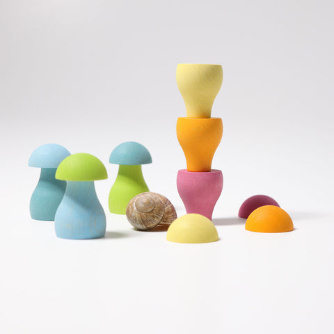 Grimm's Pastel Mushrooms - www.toybox.ae