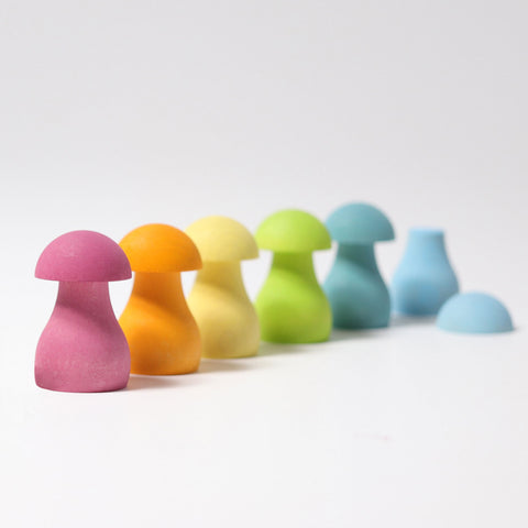 Grimm's Pastel Mushrooms - www.toybox.ae