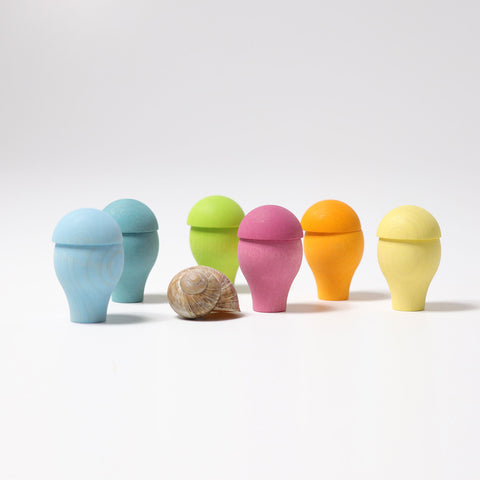 Grimm's Pastel Mushrooms - www.toybox.ae