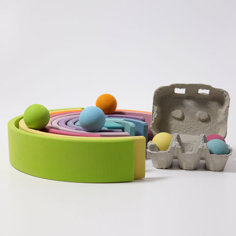 Grimm's large rainbow pastel - www.toybox.ae