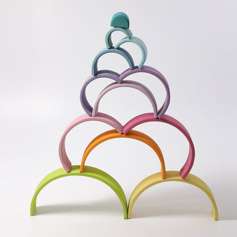 Grimm's large rainbow pastel - www.toybox.ae