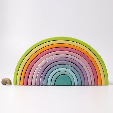 Grimm's large rainbow pastel - www.toybox.ae
