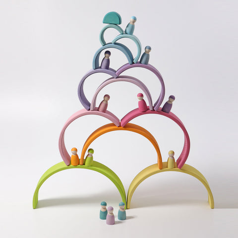 Grimm's large rainbow pastel - www.toybox.ae