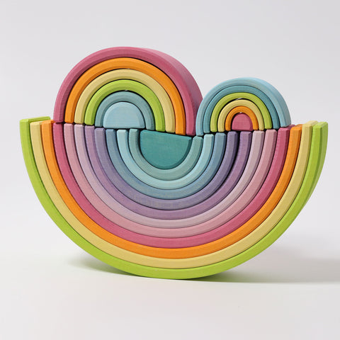 Grimm's large rainbow pastel - www.toybox.ae