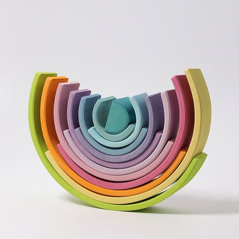 Grimm's large rainbow pastel - www.toybox.ae