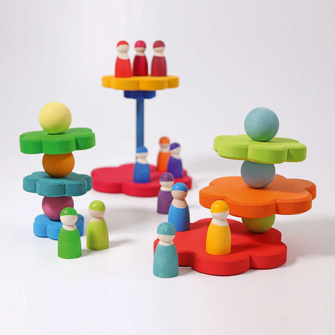 Flower Stacking Tower - www.toybox.ae