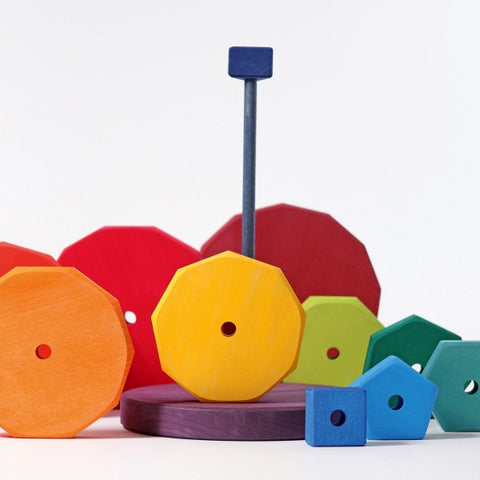 Giant geometrical stacking tower - www.toybox.ae