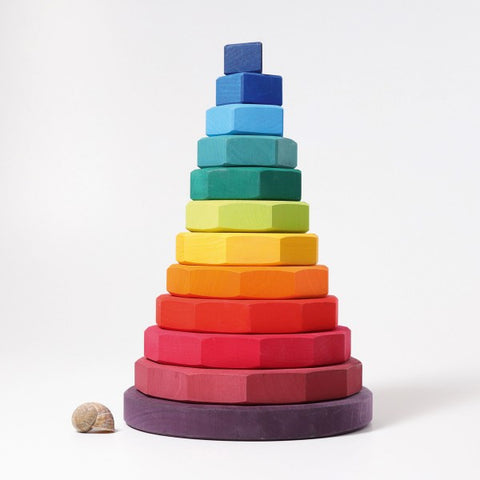 Giant geometrical stacking tower - www.toybox.ae