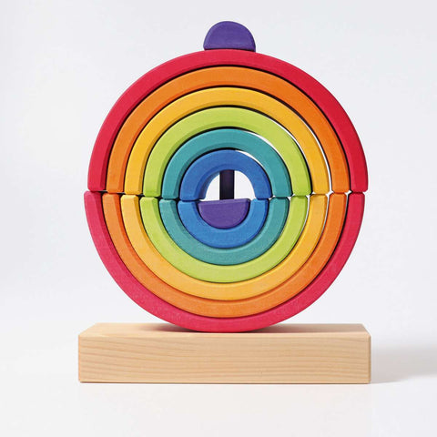 Rainbow Stacking Tower - www.toybox.ae