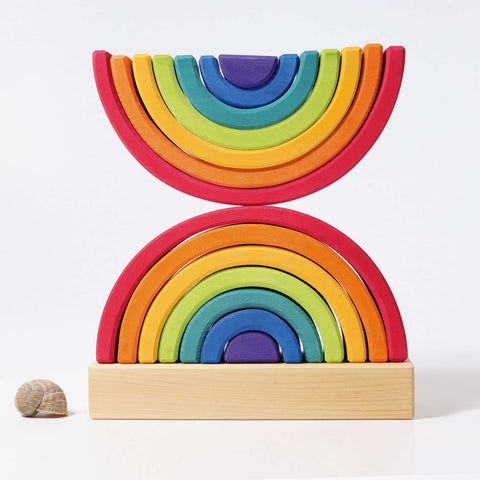 Rainbow Stacking Tower - www.toybox.ae
