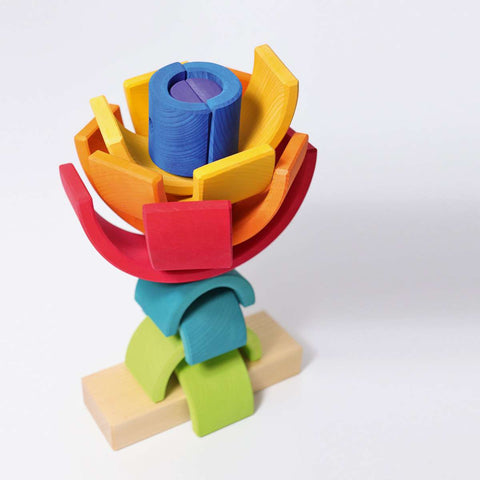 Rainbow Stacking Tower - www.toybox.ae