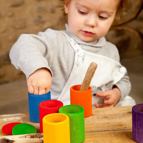 Copy of 6 cups with lid in colour - www.toybox.ae