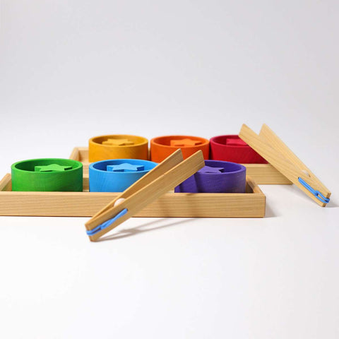 Grimm's Rainbow Bowls Sorting Game - www.toybox.ae