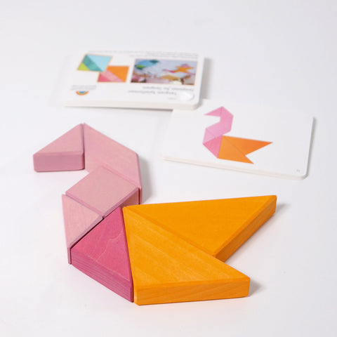 Tangram pink Orange - www.toybox.ae