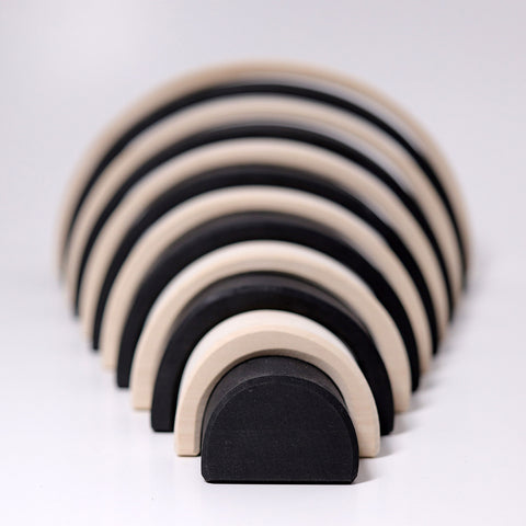 Grimms large rainbow monochrome - www.toybox.ae