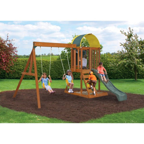 Kidkraft Ainsley Outdoor Swing Set / Playset - www.toybox.ae