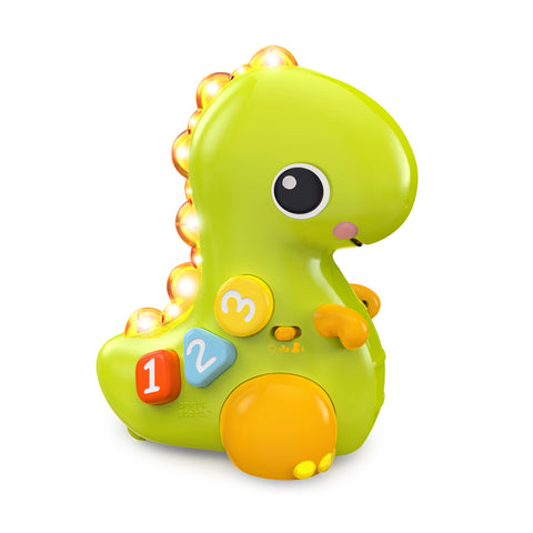 Bright Starts - Go & Glow Dino - Green
