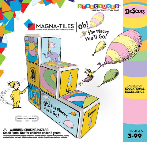 Create On MAGNA-TILES | Dr. Seuss Oh The places You'll Go