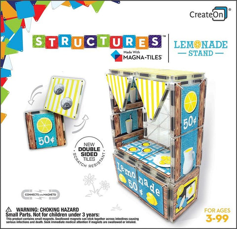 Create On MAGNA-TILES | Lemonade Stand | TOYBOX
