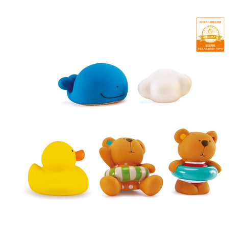 Hape Teddy And Friends Bath Squirts - www.toybox.ae