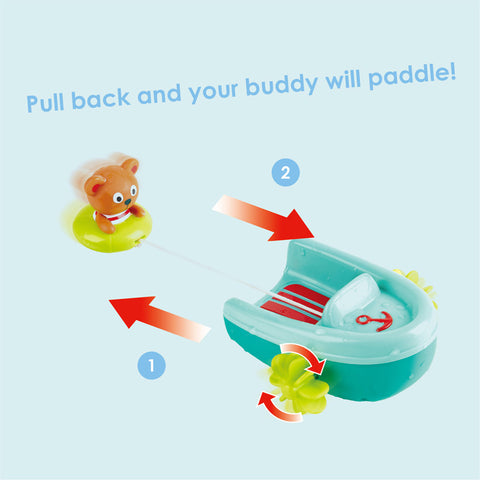 Tubing Pull-back Boat - www.toybox.ae