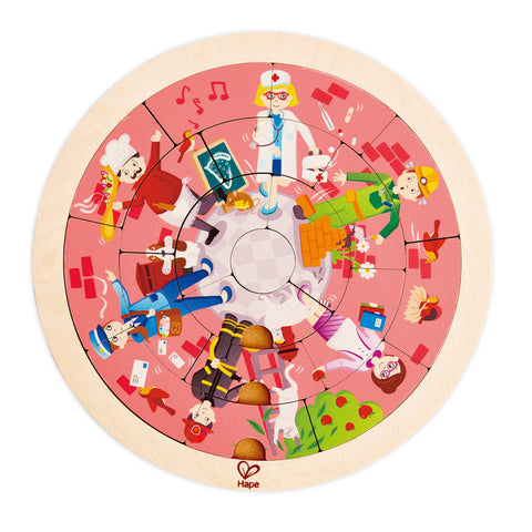 Hape Jobs Roundabout Puzzle - www.toybox.ae