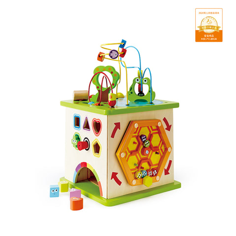Hape Country Critters Play Cube - www.toybox.ae