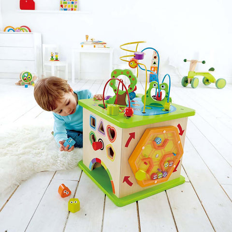 Hape Country Critters Play Cube - www.toybox.ae