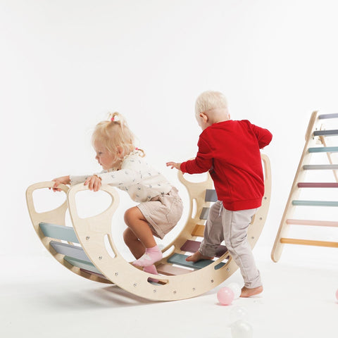 Multicolor Large Rocker Balance Board - www.toybox.ae