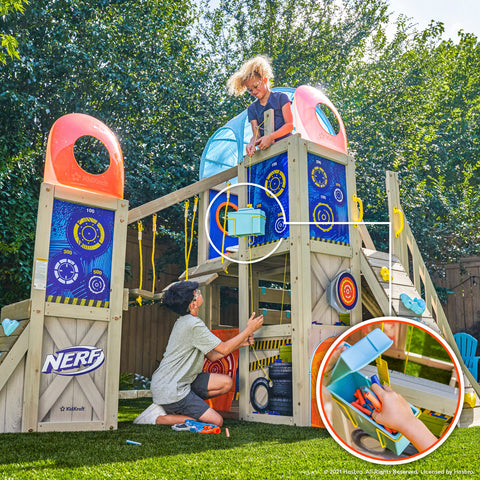 Kidkraft Nerf Command Base Battle Fort - www.toybox.ae