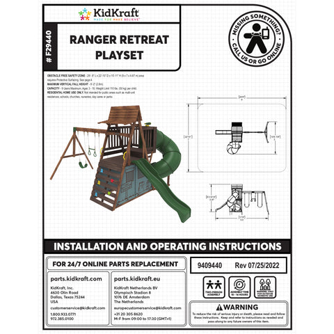 Kidkraft Ranger Retreat Playset - www.toybox.ae