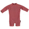 Garnet Ribbed Baby Swimsuit - Long Sleeve - Size XXS - www.toybox.ae