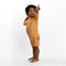 Golden Ribbed Baby Swimsuit - Long Sleeve - Size XS - www.toybox.ae