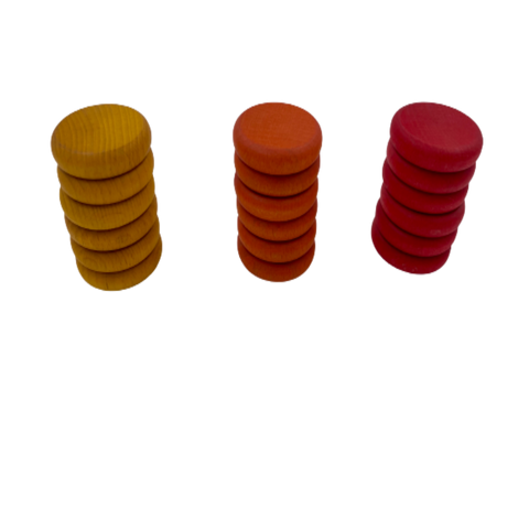 Grapat | Coins – Set of 36 in Six Colors | TOYBOX