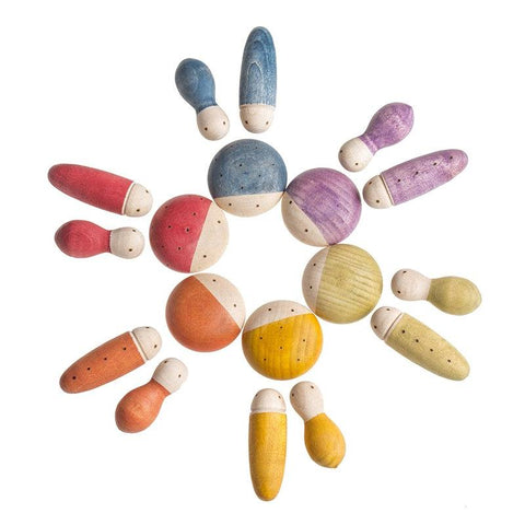 Grapat Wooden Insects Set | Ladybirds, Slugs & Ants | TOYBOX