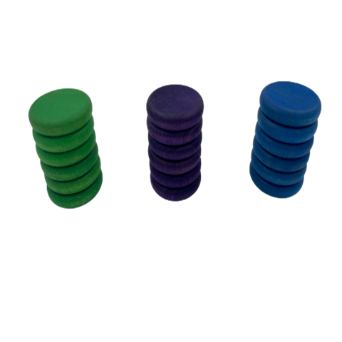 6 x coins of a color to choose from - www.toybox.ae