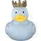 Lilalu-Bath Toy-XXL Duck with Crown, 25 cm - Blue - www.toybox.ae