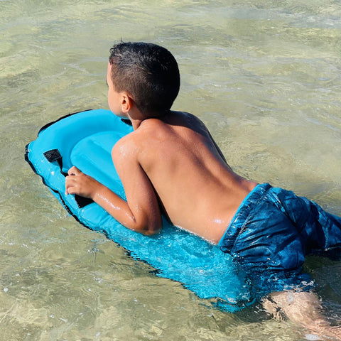 Kuriuskids Inflatable Bouyancy Surfboard - Blue - www.toybox.ae