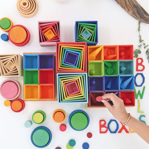 Set of Bowls Natural - www.toybox.ae