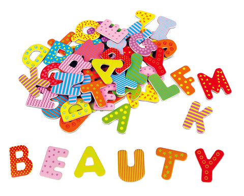Magnetic Alphabet Upper Case (60 pcs) - www.toybox.ae