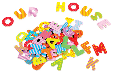 Magnetic Alphabet Upper Case (60 pcs) - www.toybox.ae