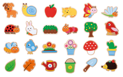 Magnetic Garden Set 24pcs - www.toybox.ae