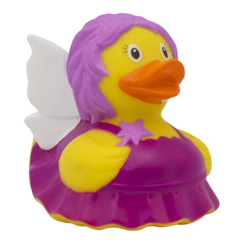 Lilalu-Bath Toy-Fairy Duck-Pink/Purple - www.toybox.ae